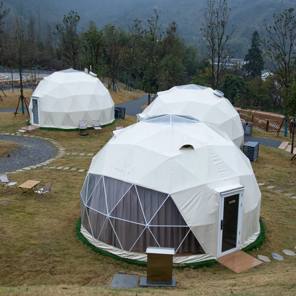 2024 nóng bán Lều mái vòm trong suốt trắc địa cắm trại ngoài trời Lều mái vòm cho glamping