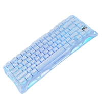 Teclado Mecánico Inalámbrico para Juegos GravaStar Mercury K1 75%, Aleación de Aluminio, Compacto, Interruptores Lineales de Reemplazo en Caliente