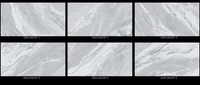 Carreaux de sol en porcelaine polie aspect marbre, design coréen, 1200x600mm, bonne qualité