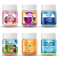 Gummies de biotine OEM ODM avec collagène et kératine pour la croissance des cheveux, des ongles forts, une peau éclatante, complément alimentaire antioxydant