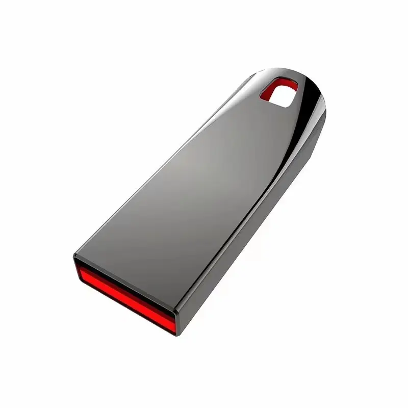 USB 3.0 mobil portabel logam U Disk hadiah bisnis Logo kustom kapasitas penuh Capacity