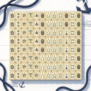 Kit de Mahjong Americano de Lujo con Temática Natural, 160 Piezas, Fichas Acrílicas de Doble Capa con Patrón de Bosque Grabado, Ideal para Coleccionistas y Juegos Familiares - Product Image 6