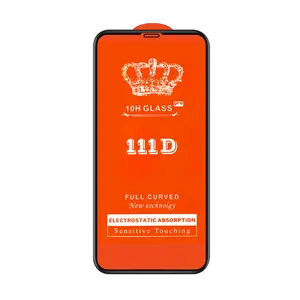 111D 9H Kualitas Tinggi Penuh Lem Penuh Cover Tempered Glass untuk Samsung A01A11 A31 A51 A71 A81 A91 Pelindung Layar