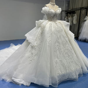 Jancember XS029 Princesse Hors Épaule Empire Puffy Robe De Bal Robes De Mariée - Product Image 4