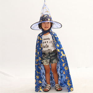PARTYMENT Disfraz de Halloween para Niños, Accesorios de Decoración, Conjunto de Capa de <span class=keywords><strong>Mago</strong></span> con Sombreros de Bruja y Capas para Decoraciones de Fiesta - Product Image 4