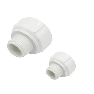 Adaptador de PVC Personalizado de 1/2 Macho a 3/4 Hembra - Reductor de Rosca para Manguera de Jardín Blanco - Product Image 5