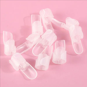 10 pièces/ensemble manucure <span class=keywords><strong>doigt</strong></span> Transparent housse de protection <span class=keywords><strong>vernis</strong></span> <span class=keywords><strong>vernis</strong></span> bouclier Protection Clip protecteur bricolage Nail Art conseils outils - Product Image 3
