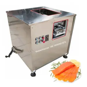 Máquina de corte de carne de peixe elétrica pequena, venda imperdível