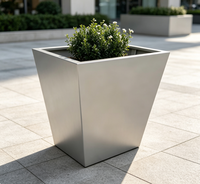 Pots de fleurs en métal pour jardin, vente en gros, adaptés à une utilisation dans les rues, dans les hôtels et les appartements ; personnalisation, boîte à fleurs