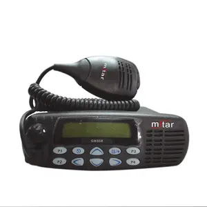 เครื่องส่งรับวิทยุ UHF เครื่องรับวิทยุเคลื่อนที่ Vhf รถวิทยุ WALKIE TALKIE GM338 สําหรับสถานีฐาน GM398 GM160
