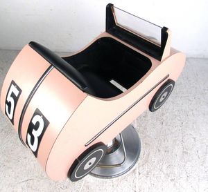 Fábrica al por mayor azul chico Barbero silla peluquería muebles coche Sh bebé sillón <span class=keywords><strong>para</strong></span> salón lugar - Product Image 2