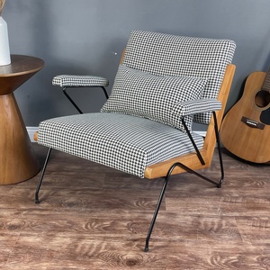 Fauteuil de salon moderne en métal à siège unique, style écossais, pour intérieur, confortable et relaxant - Product Image 1