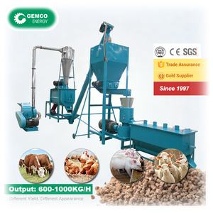 เครื่องผลิตเม็ดอาหารไก่เนื้อ สแตนเลสใหม่ ขายดี กำลังการผลิต 600 กก./ชม. - Product Image 1