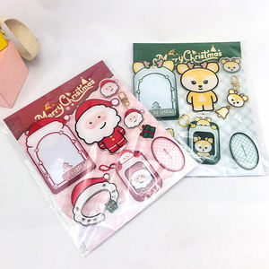 พวงกุญแจซานตาคลอสแบบตั้งได้ทำจากโรงงานเข็มกลัดคาราบิเนอร์รูปการ์ดกวางเรนเดียชุดของขวัญคริสต์มาสทำจากอะคริลิค - Product Image 6