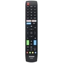 Télécommande TV Aconatic RC-NF02 à code fixe pour téléviseur 43hs534an avec fonction automatique, 4 boutons, piles AAA, matériau ABS, portée de 8 à 10 m
