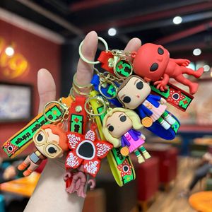 Llavero 3D de PVC de Stranger Things con Correa para la Muñeca, Figura de Película de Terror, Colgante para Coche o Mochila - Product Image 3