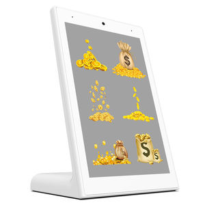 Tablet PC Android de 10 Pulgadas con Pantalla Vertical en Forma de L, WIFI, Bluetooth, PoE, RJ45, para Evaluación de Comentarios de Clientes, Bancos, Hoteles y Restaurantes - Product Image 1