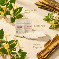 Masque vaginal au collagène avec acide borique pour le traitement de la vaginose bactérienne et neutralisateur d'odeurs, antibactérien et équilibrant le pH, 30 unités