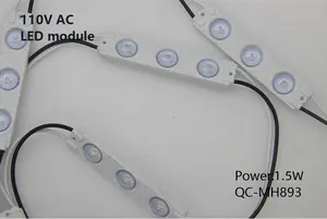 Module led de haute luminosité, lot de 10 pièces, 110v AC, rétro-éclairage, module d'injection, pour l'extérieur