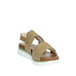 Cinzia <b>Soft</b> Donna Flat Sandals Taupe Low Heel Women's <b>Shoes</b> - Product Image 4