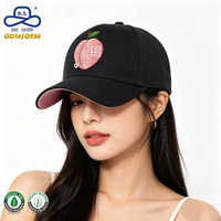 Gorras de Béisbol de Estilo Casual con Logotipo Bordado Premium Vintage de Hat Factory, con Diseño de Caracteres Chinos para Uso Diario