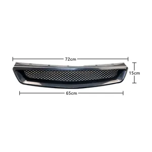 1999 To 2000 for CX DX EX LX Type R Front Hood Mesh Grille Replacement Front Bumper Grille Decoration Body Kit - Product Image 3