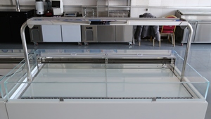 Banco DE TRABAJO refrigerado de acero inoxidable de doble temperatura comercial, pantalla de sándwich de frutas de supermercado, equipo de almacenamiento enfriador - Product Image 5