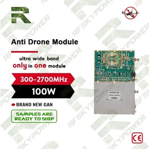 Mô-đun khuếch đại RF công suất cao, transistor GaN băng thông siêu rộng hoạt động tức thì 100W 300MHz - 2700MHz - Product Image 1