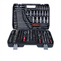 Kit d'outils professionnel 72T 216 pièces en acier au chrome-vanadium, à commande manuelle, avec clés à douilles, pour réparation automobile, mallette robuste, Craftsman