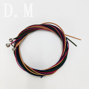 Cordes de basse colorées, jeu de 4 cordes, cordes de basse électrique arc-en-ciel, revêtement antirouille, longue durée de vie, vente en gros - Product Image 2