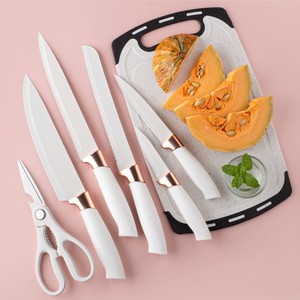 Lot de 19 ustensiles de cuisine en silicone résistant à la chaleur avec couteau et planche à découper – Vente en gros - Product Image 4