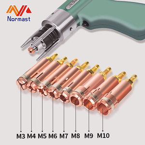 Tụ điện xả Stud hàn súng Chuck M3 M4 M5 M6 <span class=keywords><strong>M8</strong></span> M10 Brass Chrome Zirconium Đồng tip Fastener vít Bolt hàn điểm - Product Image 5