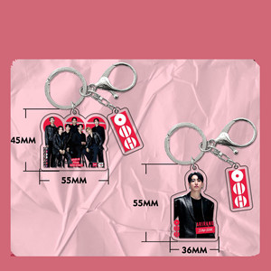 พวงกุญแจอะคริลิคการ์ตูนลาย UV ของวงเยาวชน Kpop สำหรับตกแต่งแขวน อัลบั้มรีเทิร์น อารีรัง - Product Image 3