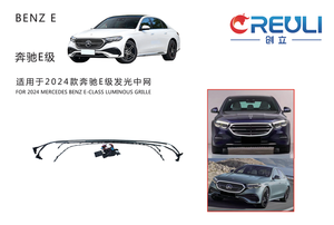 CREULI Nuevo 2024 para Clase <span class=keywords><strong>E</strong></span> W214, Parrilla Delantera Luminosa y Luces Traseras LED, Kit de Actualización Plug and Play, 6000K, 1 Año de Garantía - Product Image 4