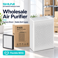 Purificateur d'air commercial HEPA personnalisable pour espaces publics, anti-fumée, anti-poussière, anti-pollen, pour restaurants et magasins de détail, avec services OEM ODM CE RoHS FCC