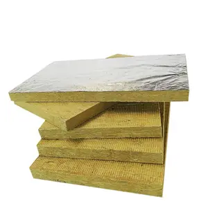 Free Sample Rockwool Roof RW3 RW6 Thermal Insulation 80kg/M3 50mm