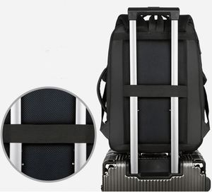 Multifunctional Waterproof Oxford Travel <b>Backpack</b> with USB Port Durable Laptop Bag Featuring Arcuate Shoulder Strap 24L Capacity - Product Image 5