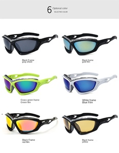 UV400 lunettes <span class=keywords><strong>de</strong></span> soleil <span class=keywords><strong>de</strong></span> <span class=keywords><strong>sport</strong></span> pour hommes femmes lunettes <span class=keywords><strong>de</strong></span> cyclisme transparentes/vertes pour la course en plein air vtt étui <span class=keywords><strong>de</strong></span> vélo <span class=keywords><strong>de</strong></span> route inclus - Product Image 3