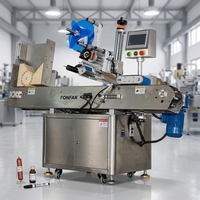 Machine d'étiquetage automatique pour tubes de prélèvement sanguin / petites bouteilles rondes, flacons, ampoules