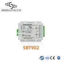 Sensor de Peso Analógico Digital de Dos Entradas y Una Salida, Transmisor de Medición de Fuerza, Amplificador de Pesaje, Señal 0-10V 4-20mA
