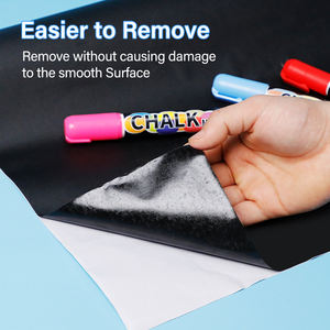 Rollo de <span class=keywords><strong>pizarra</strong></span> <span class=keywords><strong>autoadhesivo</strong></span> de tamaño personalizado, papel de pared de <span class=keywords><strong>pizarra</strong></span> reutilizable <span class=keywords><strong>para</strong></span> niños, descuentos a granel DIY - Product Image 5