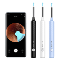Otoscope sans fil intelligent avec caméra mini-endoscope pour le nettoyage des oreilles, cure-oreilles, nettoyage du cérumen, soins de santé