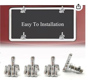 4 Pernos de Acero Inoxidable Plateados para Matrícula y Marco de Parabrisas para Motocicleta Chopper, Fácil Instalación - Product Image 3