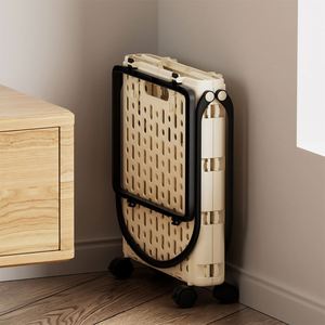 Chariot de courses pliable en plastique pour extérieur, camping, pique-nique, chariot à main, chariot de supermarché, chariot de courses pour la maison, chariot monte-escaliers - Product Image 3