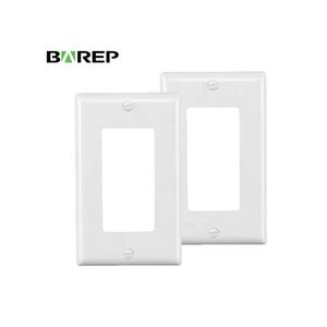 <span class=keywords><strong>Plaque</strong></span> murale pour interrupteur Barep homologuée UL, norme américaine de sécurité <span class=keywords><strong>électrique</strong></span>, 1 gang, pour interrupteur, prise de courant - Product Image 1