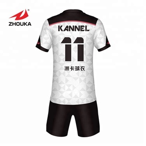 2019 best quality and cheapest price fashion printing team name and player name football shirts for team or club - Product Image 4