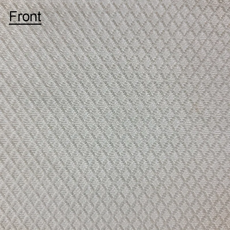 Spot four sided elastic breathable diamond style jacquard polyester spandex fabric