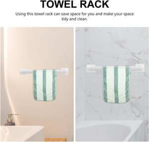 Estante de Ducha de PP para Montar en la Pared, Ecológico, No Plegable, Soporte para Toallas y Pantuflas para Baño - Product Image 4