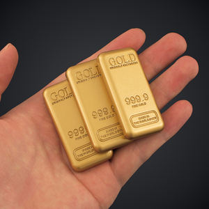 LT Factory Direct Produk Baru Delta Force Crafts Batangan Emas 6cm Model Permainan Paduan Seng 90g - Product Image 3