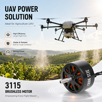 Motor sin Escobillas de Alta Potencia 3115 900KV, 15 kg de Empuje, Motor Impermeable para Drones Agrícolas de Carga Pesada